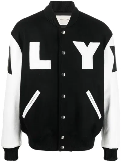 ALYX LOGO-PRINT VARSITY JACKET