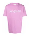 Alyx Logo Printed T-shirt In Pink