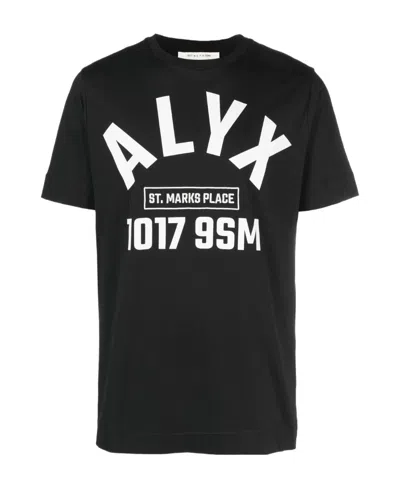 Alyx Logo Short-sleeved T-shirt In Black