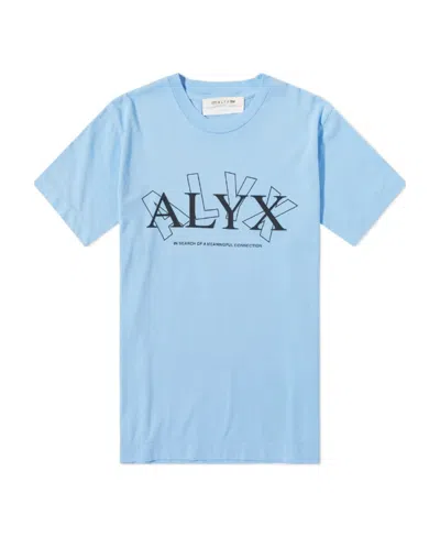 Alyx Logo Short-sleeved T-shirt In Blue