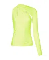 Alyx Yellow Single Sleeve Long Sleeve T-shirt In Yellow