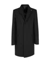 Alyx Long Lapel Coat In Black