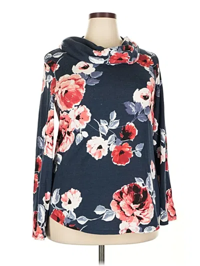 Pre-owned Alyx Long Sleeve Blouse In Blue