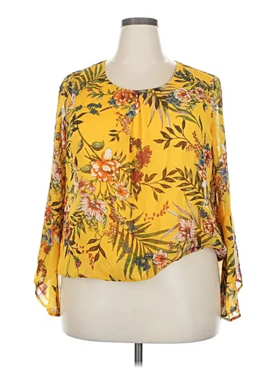 Pre-owned Alyx Long Sleeve Blouse In Yellow