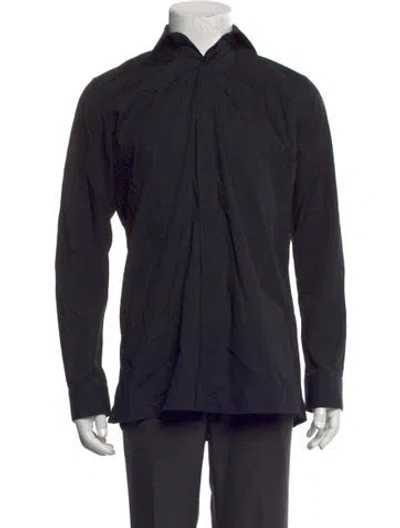 Pre-owned Alyx Long Sleeve Dress Shirt In Black