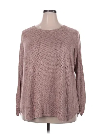 Pre-owned Alyx Long Sleeve Top Brown Boatneck Tops