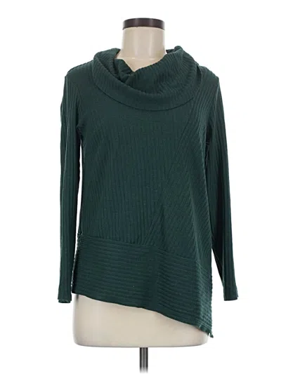 Pre-owned Alyx Long Sleeve Top Teal Cowl Neck Tops