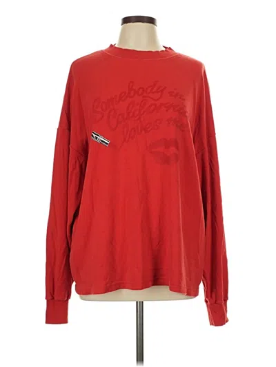 Pre-owned Alyx Long Sleeve T-shirt In Red