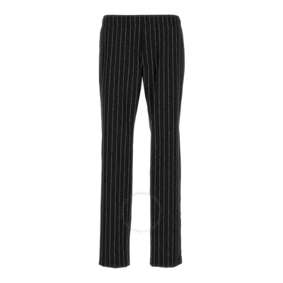 Alyx Monogram-pattern Tailored Trousers In Black