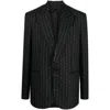 Alyx Embroidered Wool-cashmere Blazer In White/black