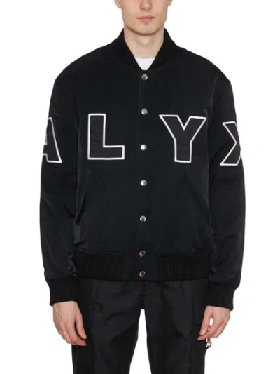 Alyx Logo Varsity Jacket In Black