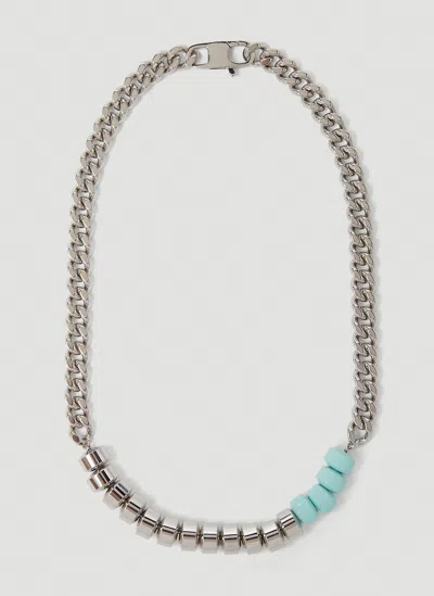 Alyx Silver Merge Candy Charm Necklace
