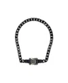 Alyx Metallic-buckle Choker Chain In Black