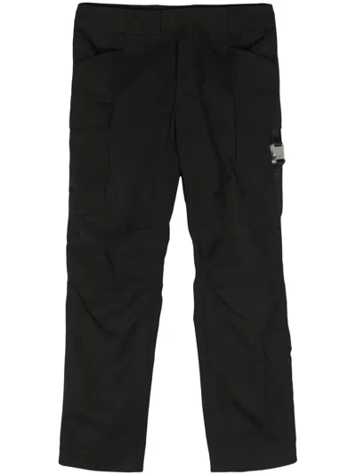 Alyx Mid-rise Tapered Cargo Trousers In Black
