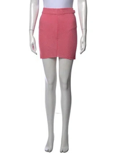 Pre-owned Alyx Mini Skirt In Pink