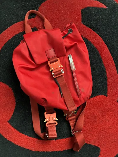 Pre-owned Alyx Mini Tank Bag In Red