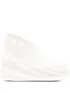 Alyx Mono Ankle Boots In White