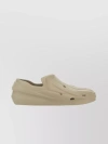 Alyx Mono Chunky Sole Round Toe Slippers In Beige