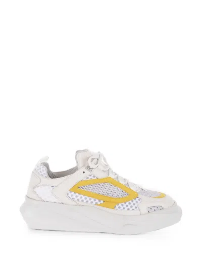 Alyx Mono Hiking Leather-trim Sneakers In White