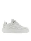 Alyx Unisex Mini Hiking Sneakers With Rubber Sole In White