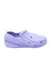 Alyx Ladies Lilac Rubber Mono Slip-on Shoes In Blue