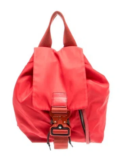 Pre-owned Alyx Nylon Backpack In Red