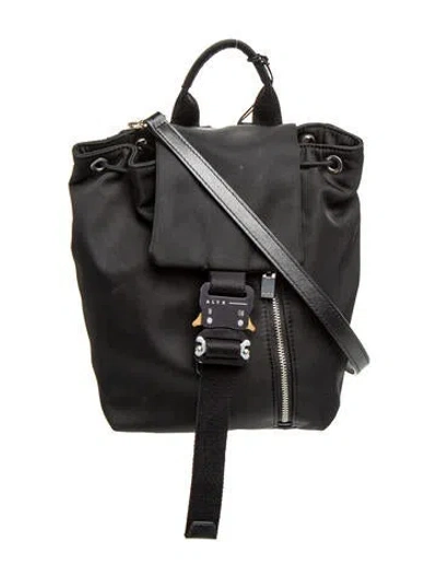 Pre-owned Alyx Nylon Bucket Bag In Black