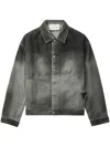 Alyx Overdyed Canvas Shirt Jacket In Green