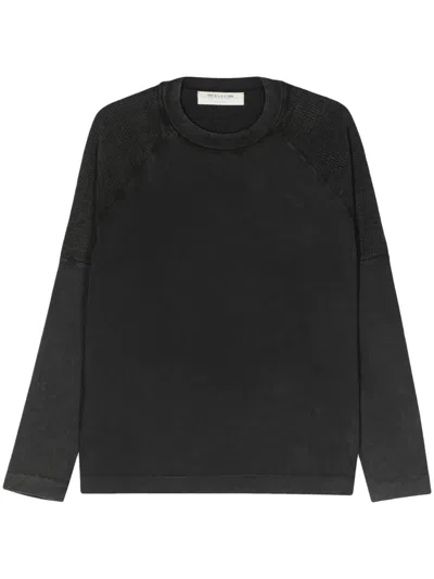 Alyx Panelled Cotton Sweatshirt In Grey
