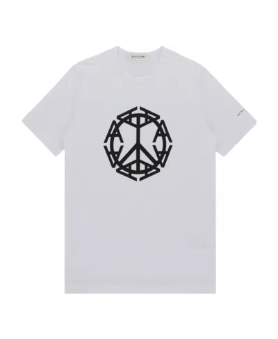 Alyx Peace Sign Logo-print T-shirt In White
