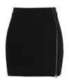 Alyx Ribbed-knit Mini Skirt In Black