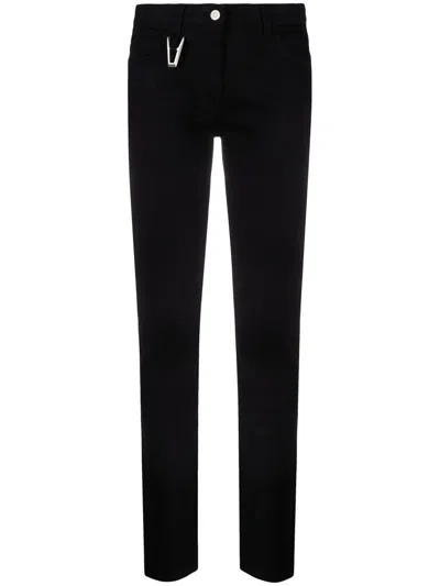 Alyx Ring-detail Slim-fit Jeans In Black