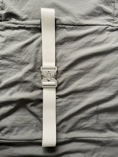 Pre-owned Alyx Roller Coaster Belt In White