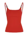 Alyx Rollercoaster Buckle-detail Camisole In Red