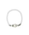 Alyx Rollercoaster Buckle Necklace In White