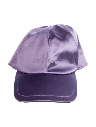Pre-owned Alyx Satin Baseball Cap In Purple