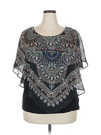 Pre-owned Alyx Short Sleeve Blouse In Black
