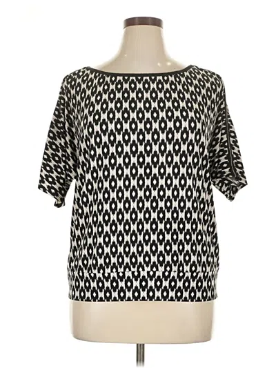 Pre-owned Alyx Short Sleeve Blouse In Black