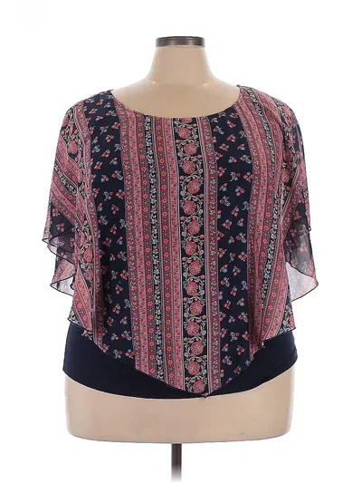 Pre-owned Alyx Short Sleeve Blouse In Blue