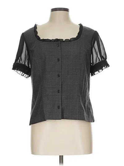 Pre-owned Alyx Short Sleeve Blouse In Gray