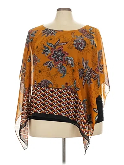 Pre-owned Alyx Short Sleeve Blouse In Orange