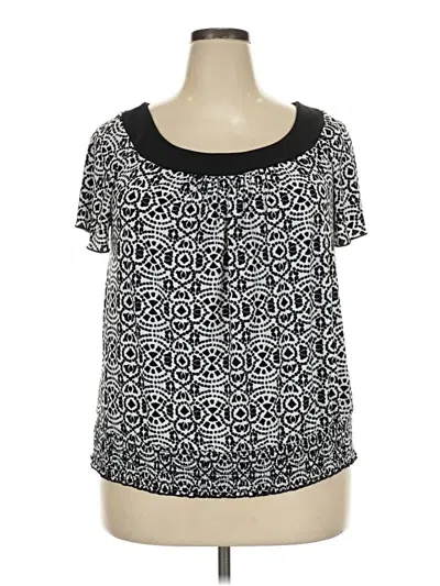 Pre-owned Alyx Short Sleeve Top Black Square Neckline Tops