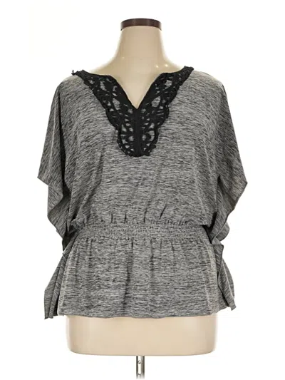 Pre-owned Alyx Short Sleeve Top Gray Cowl Neck Tops