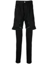 Alyx Shorts Layered Trousers In Black