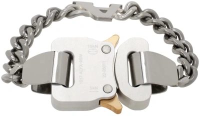 Alyx Silver Buckle Charm Bracelet In Gry0002 Silver