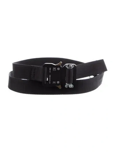 Pre-owned Alyx Skinny Belt In Black