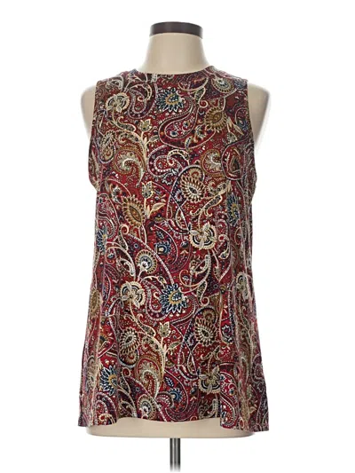 Pre-owned Alyx Sleeveless T-shirt In Burgundy