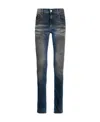 Alyx Slim-cut Washed Jeans In Black