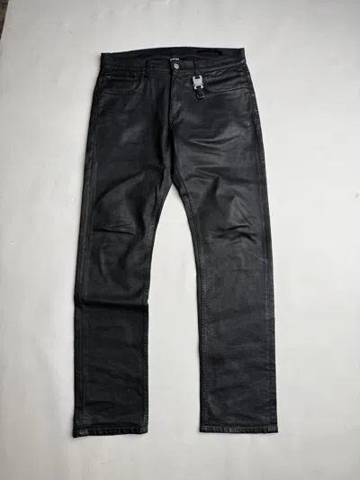 Pre-owned Alyx Slim Wax Denim W/ Buckle Keychain