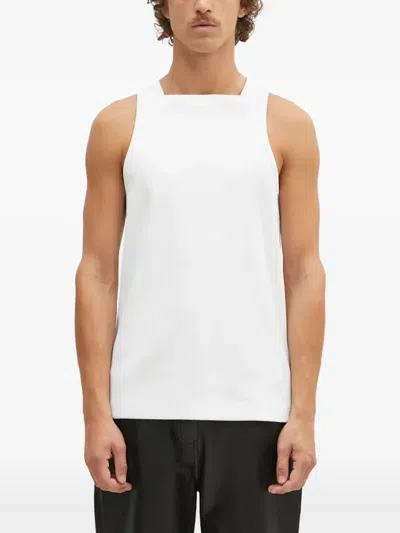 Alyx Square-neck Ribbed Tank-top In White